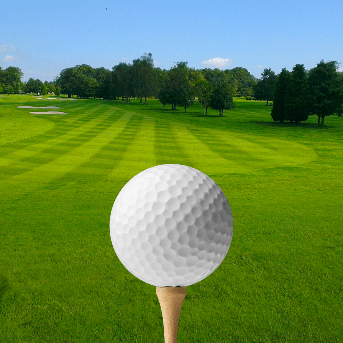Golf content golf ball distance