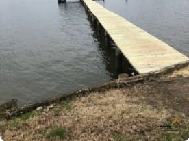 Finished pier by Man Up Contracting