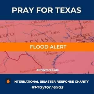 Mock-up of the flood alert social graphic